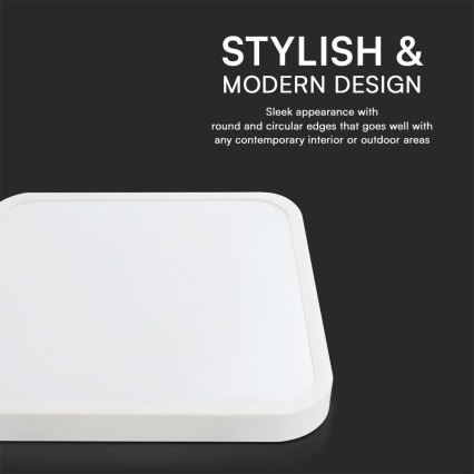 Iluminação de teto para casa de banho LED LED/24W/230V 6500K IP44 branco