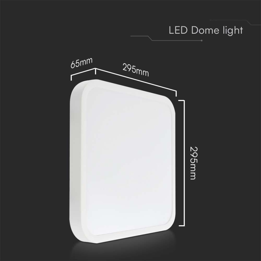 Iluminação de teto para casa de banho LED LED/24W/230V 6500K IP44 branco