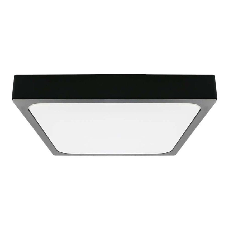 Iluminação de teto para casa de banho LED LED/30W/230V 6500K IP44 42x42 cm preto