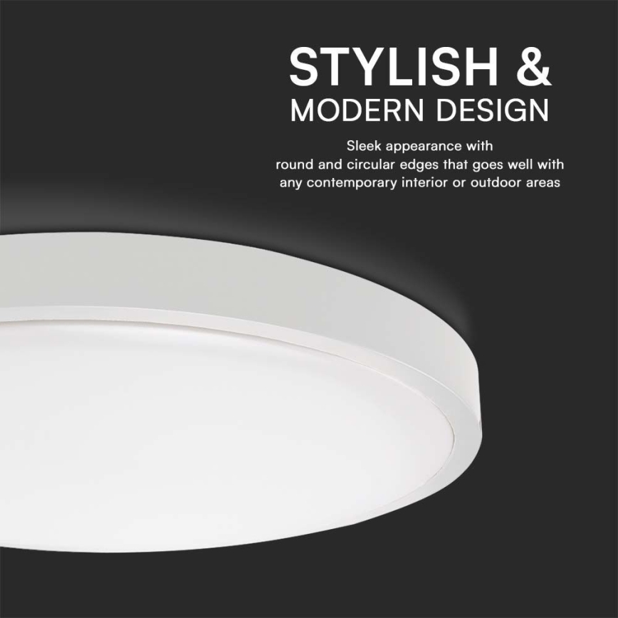 Iluminação de teto para casa de banho LED LED/36W/230V 6500K IP44 branco
