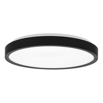 Iluminação de teto para casa de banho LED LIRA LED/18W/230V 4000K diâmetro 29,5 cm IP44 preto
