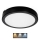 Iluminação de teto para casa de banho LED NAIROS LED/24W/230V 3000/4000/6500K IP65 diâmetro 30 cm preto