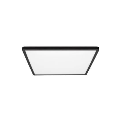Iluminação de teto para casa de banho LED NIVERA LED/12W/230V IP54 3000/4000/6000K 22,5x22,5 cm preto