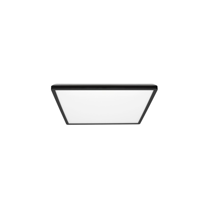 Iluminação de teto para casa de banho LED NIVERA LED/12W/230V IP54 3000/4000/6000K 22,5x22,5 cm preto