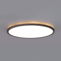 Iluminação de teto para casa de banho LED NIVERA LED/12W/230V IP54 3000/4000/6000K diâmetro 22,5 cm preto
