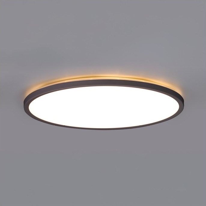 Iluminação de teto para casa de banho LED NIVERA LED/12W/230V IP54 3000/4000/6000K diâmetro 22,5 cm preto