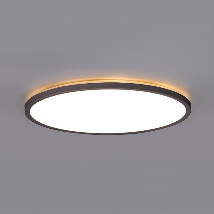 Iluminação de teto para casa de banho LED NIVERA LED/18W/230V IP54 3000/4000/6000K diâmetro 30 cm preto