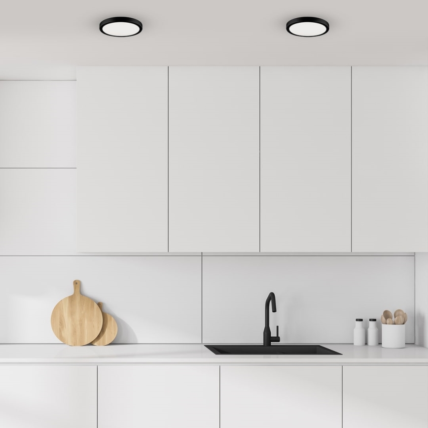 Iluminação de teto para casa de banho LED VERA LED/24W/230V 4000K IP65 preto