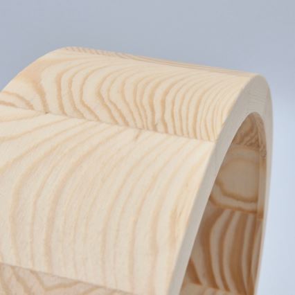 Iluminação de teto para casa de banho NATURAL 2xE27/15W/230V IP54 pinho ø 27 cm - FSC certificado