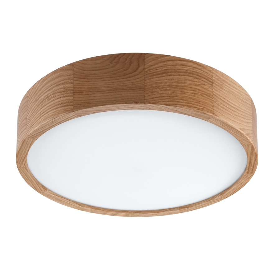 Iluminação de teto para casa de banho OAK 3xE27/15W/230V carvalho ø 37 cm IP54 - FSC certificado