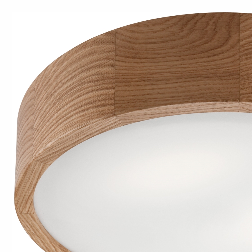 Iluminação de teto para casa de banho OAK 3xE27/15W/230V carvalho ø 37 cm IP54 - FSC certificado