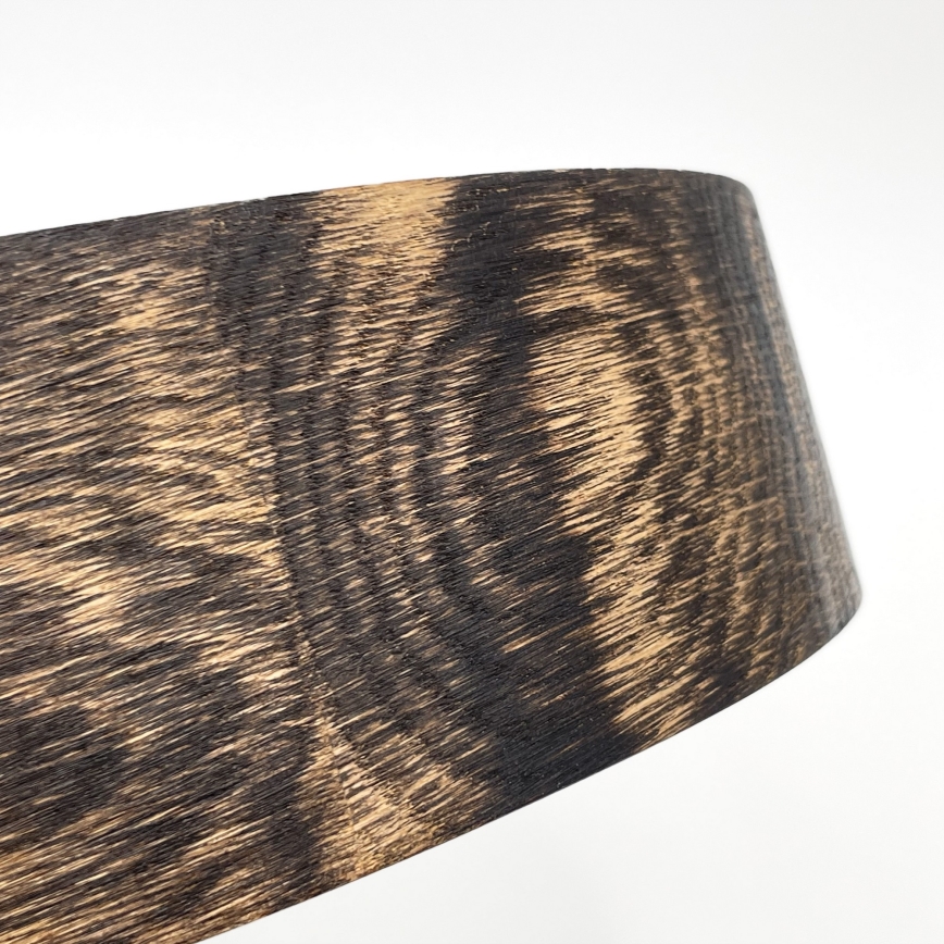 Iluminação de teto para casa de banho OAK SMOKY 2xE27/15W/230V IP54 ø 27,5 cm carvalho/castanho
