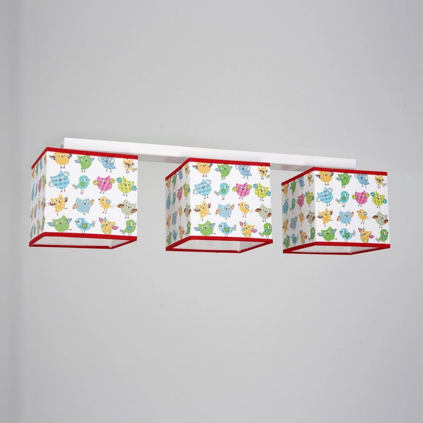 Iluminação de teto para criança KID 3xE27/60W/230V
