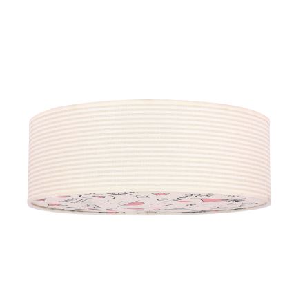 Iluminação de teto para criança KIDDY 2xE27/40W/230V bege/rosa