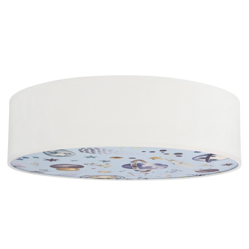 Iluminação de teto para criança KIDDY 2xE27/40W/230V branco/azul