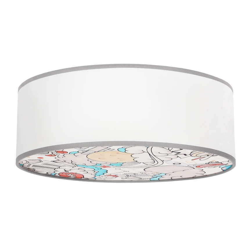 Iluminação de teto para criança KIDDY 2xE27/40W/230V branco/bege