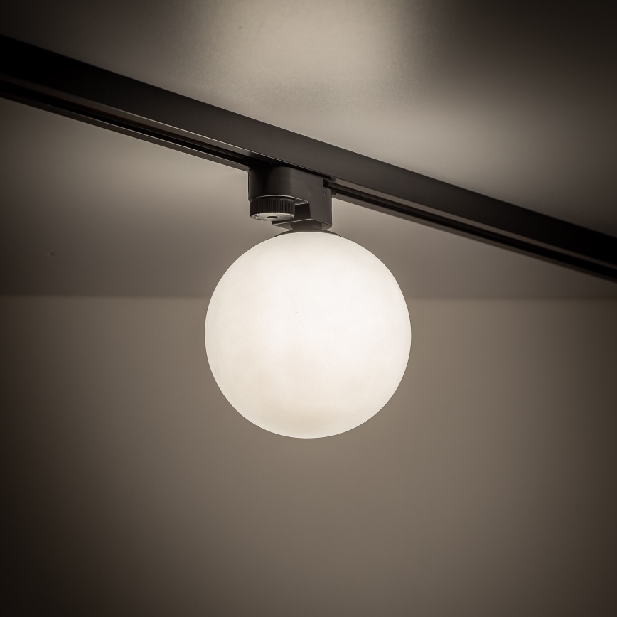 Iluminação de teto para sistema de carris monofásico TRACER 1xG9/8W/230V branco/preto