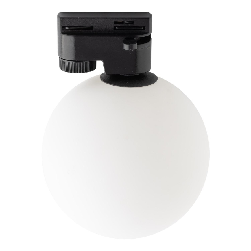 Iluminação de teto para sistema de carris monofásico TRACER 1xG9/8W/230V branco/preto