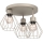 Iluminação de teto PARKLA 3xE27/15W/230V bege