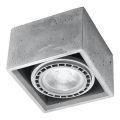 Iluminação de teto QUATRO AR111 1xGU10/40W/230V betão