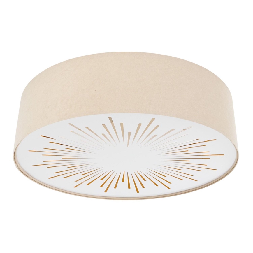 Iluminação de teto RAYS 2xE27/60W/230V diâmetro 40 cm bege