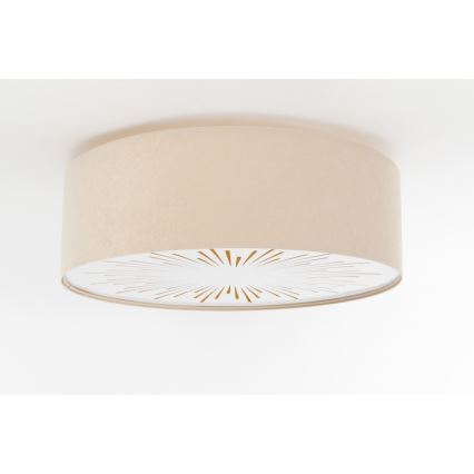 Iluminação de teto RAYS 2xE27/60W/230V diâmetro 40 cm bege