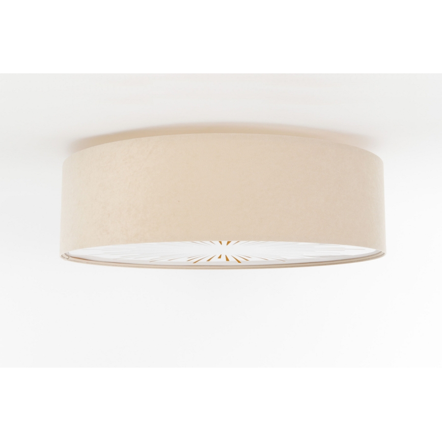 Iluminação de teto RAYS 2xE27/60W/230V diâmetro 40 cm bege
