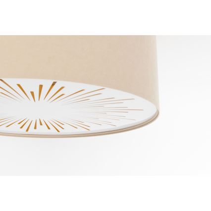 Iluminação de teto RAYS 2xE27/60W/230V diâmetro 40 cm bege