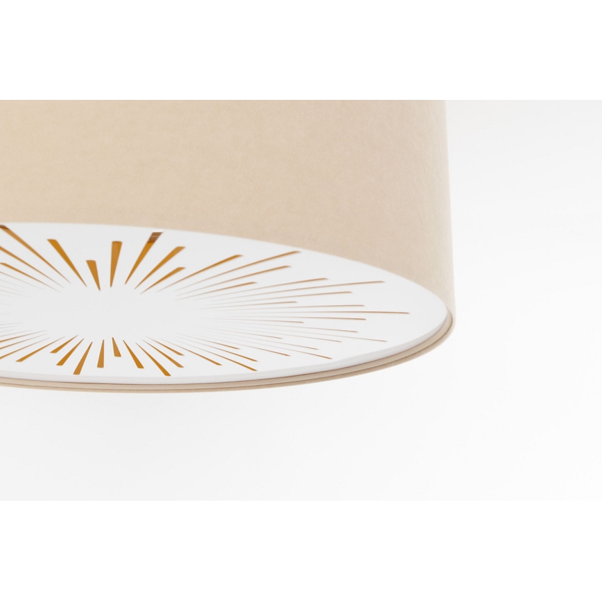 Iluminação de teto RAYS 2xE27/60W/230V diâmetro 40 cm bege