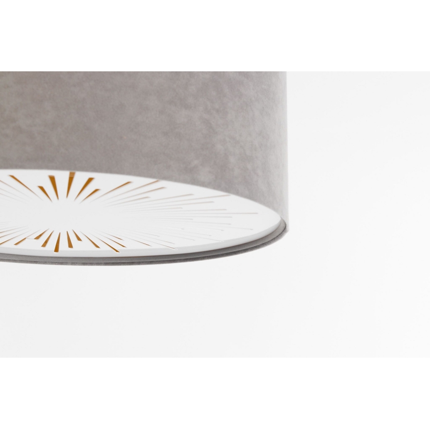 Iluminação de teto RAYS 2xE27/60W/230V diâmetro 40 cm cinzento