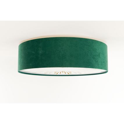 Iluminação de teto RAYS 2xE27/60W/230V diâmetro 40 cm verde