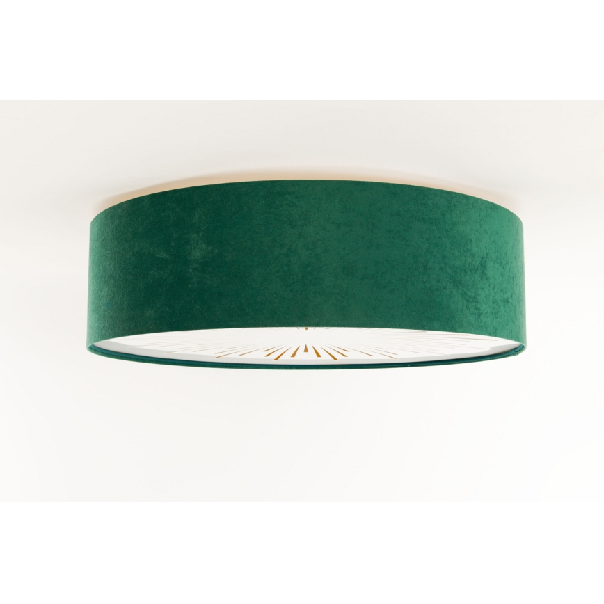 Iluminação de teto RAYS 2xE27/60W/230V diâmetro 40 cm verde