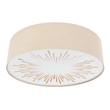Iluminação de teto RAYS 2xE27/60W/230V diâmetro 60 cm bege