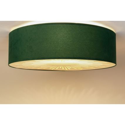 Iluminação de teto RAYS 2xE27/60W/230V diâmetro 60 cm verde