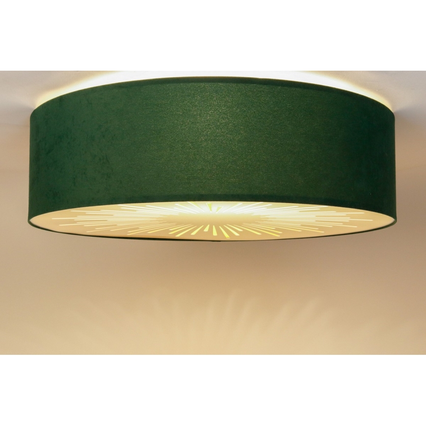 Iluminação de teto RAYS 2xE27/60W/230V diâmetro 60 cm verde