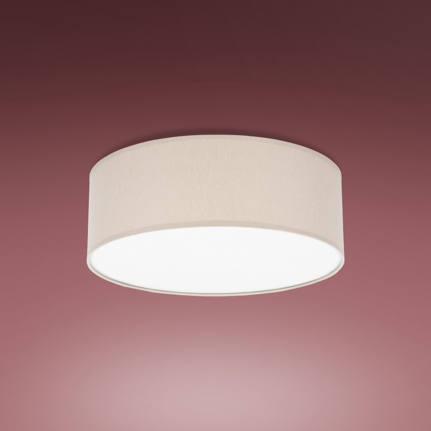 Iluminação de teto RONDO 4xE27/15W/230V d. 45 cm bege