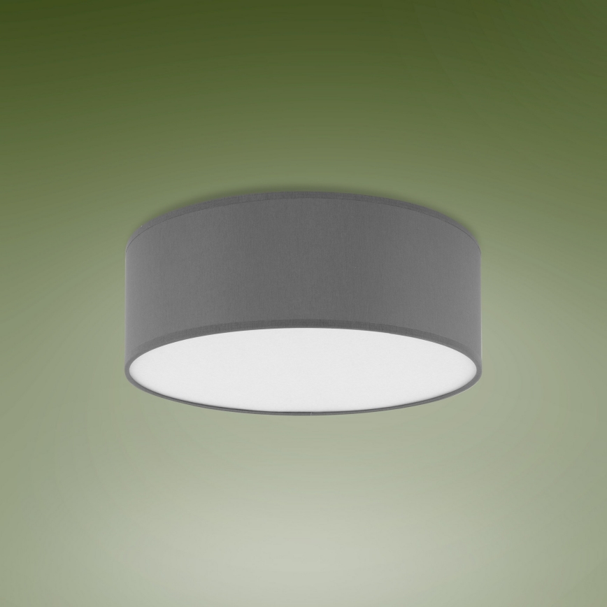 Iluminação de teto RONDO 4xE27/15W/230V d. 45 cm cinzenta