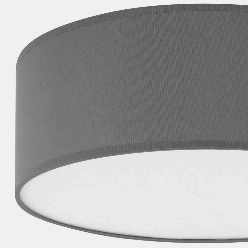 Iluminação de teto RONDO 4xE27/15W/230V d. 45 cm cinzenta