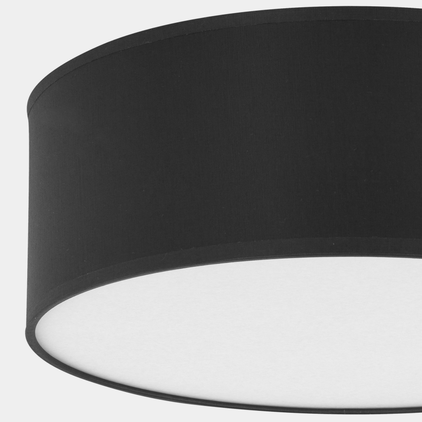 Iluminação de teto RONDO 4xE27/15W/230V d. 45 cm preta