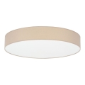 Iluminação de teto RONDO 4xE27/15W/230V d. 61 cm bege