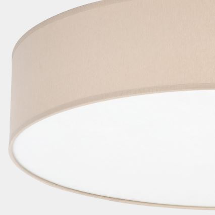 Iluminação de teto RONDO 4xE27/15W/230V d. 61 cm bege