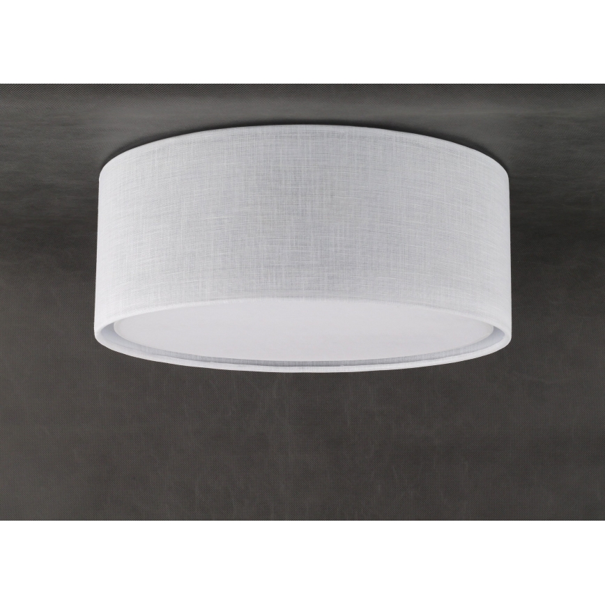 Iluminação de teto RONDO 4xE27/15W/230V diâmetro 45 cm branco