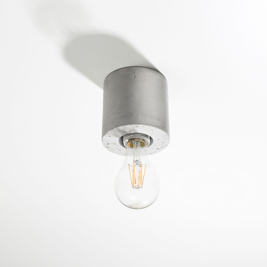 Iluminação de teto SALGADO 1xE27/60W/230V betão