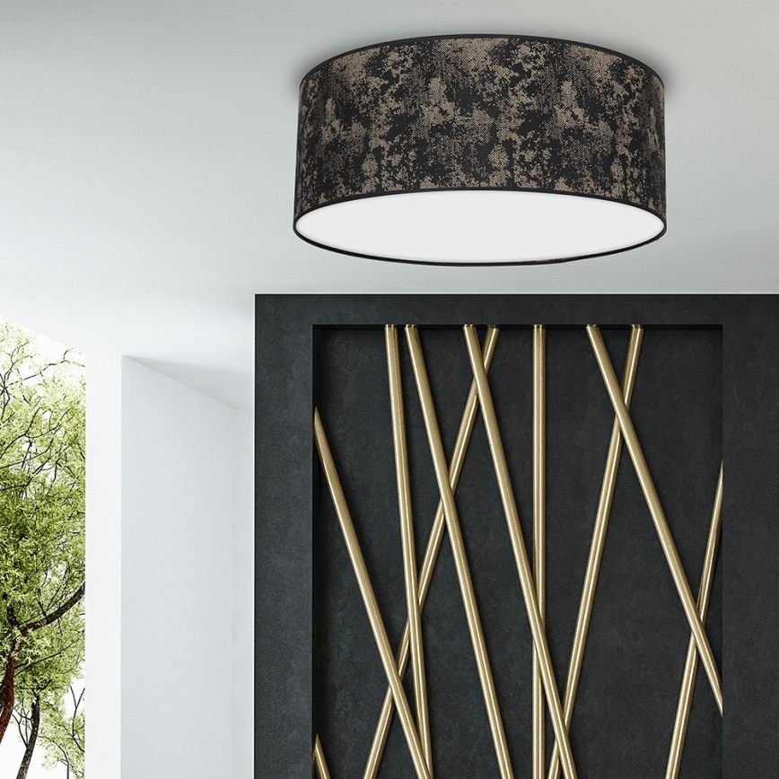 Iluminação de teto SATINO 2xE27/60W/230V dourada