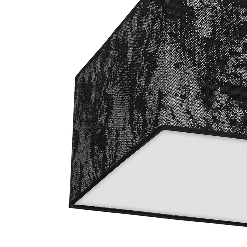 Iluminação de teto SATINO 2xE27/60W/230V preta/cinzenta