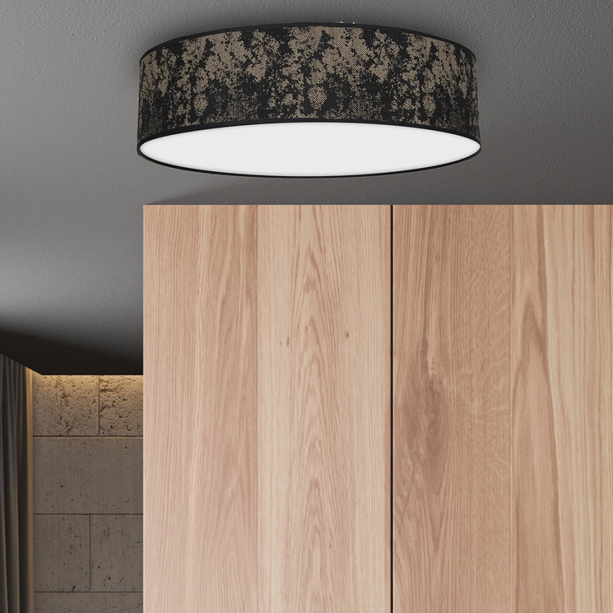 Iluminação de teto SATINO 3xE27/60W/230V dourada