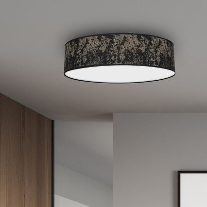 Iluminação de teto SATINO 3xE27/60W/230V dourada