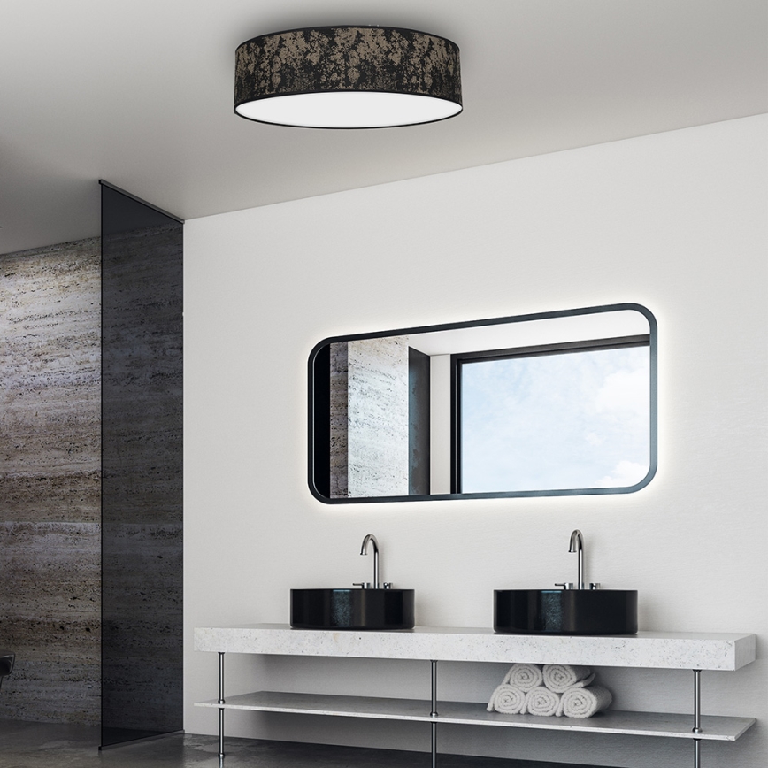 Iluminação de teto SATINO 3xE27/60W/230V dourada