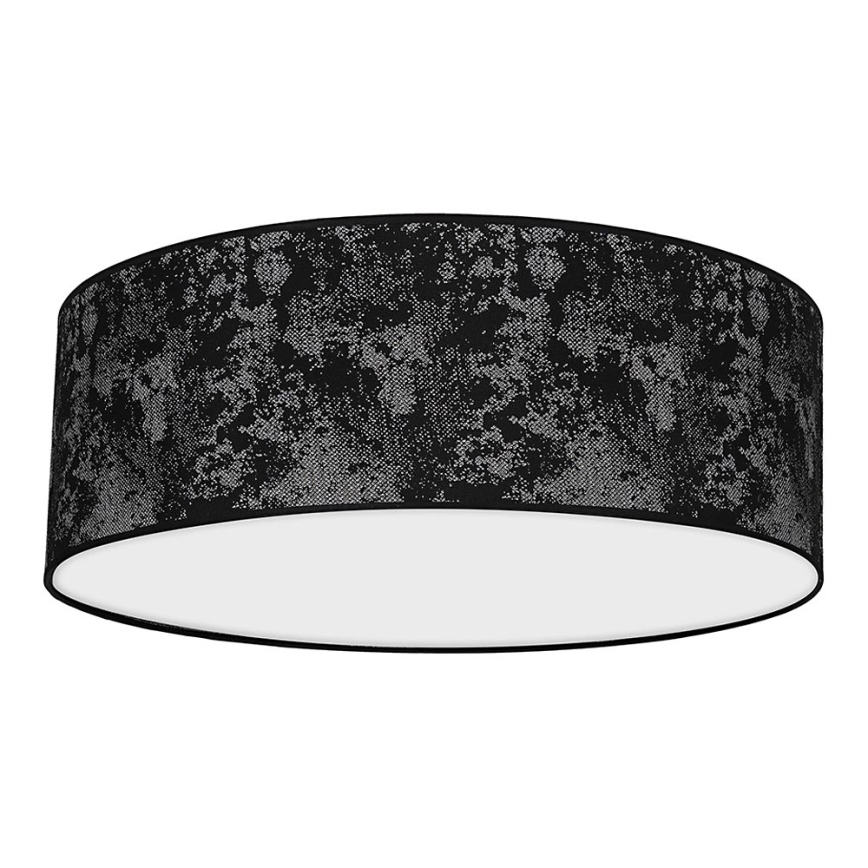Iluminação de teto SATINO 3xE27/60W/230V preta/cinzenta