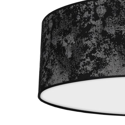 Iluminação de teto SATINO 3xE27/60W/230V preta/cinzenta